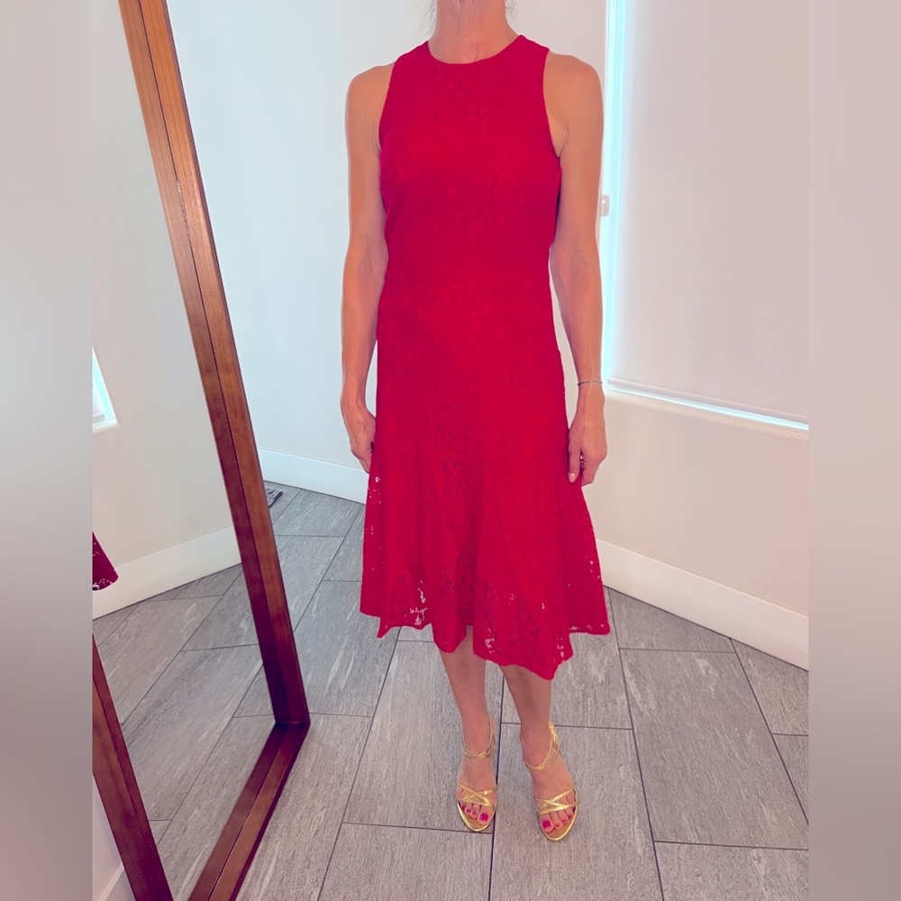 H&M Cocktail Red Dress Size 4